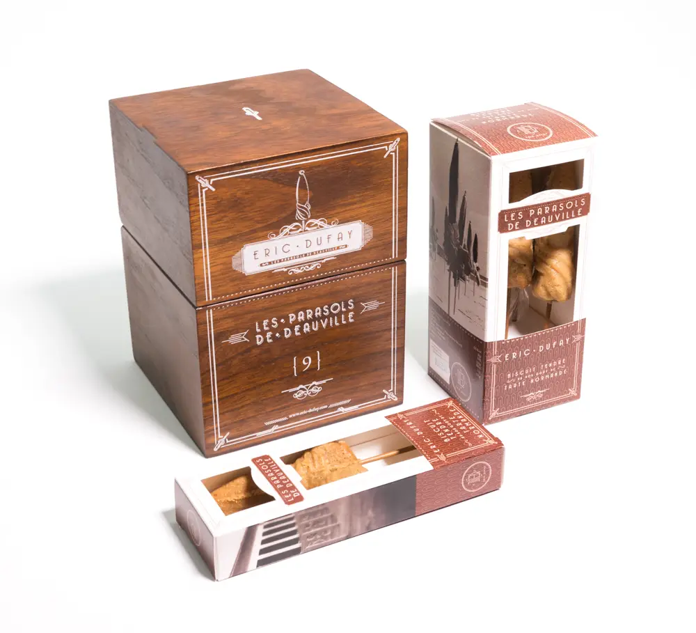 Biscuits “Les Parasols de Deauville” – création artisanale d'Éric Dufay