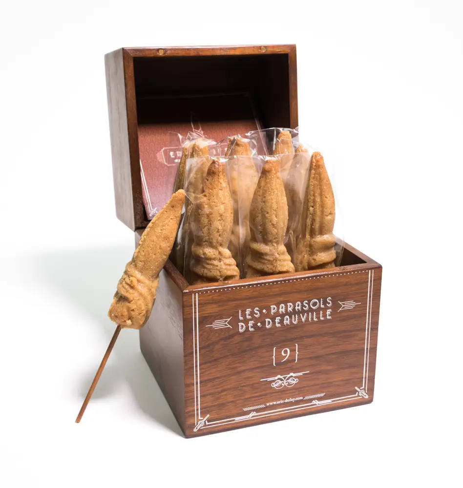 Biscuits “Les Parasols de Deauville” – création artisanale d'Éric Dufay